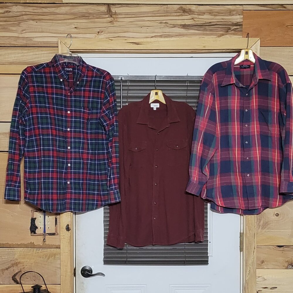 Chaps, Van Heusen, Sonoma mans  shirts size L